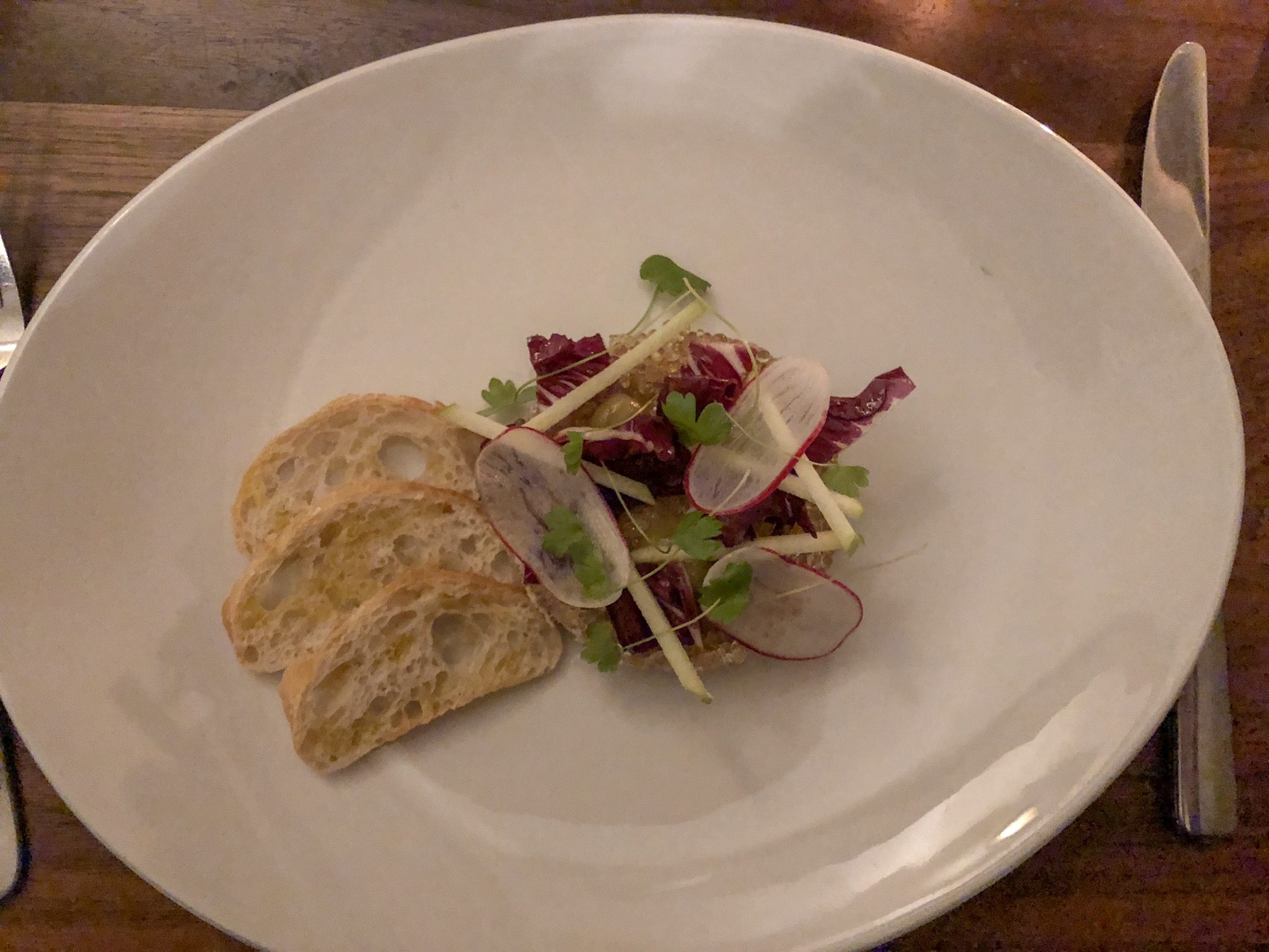 Country Style Pork Pate with 3 small peices of toast